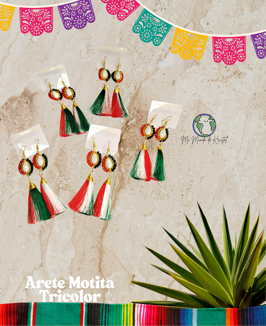 Aretes Motita Tricolor